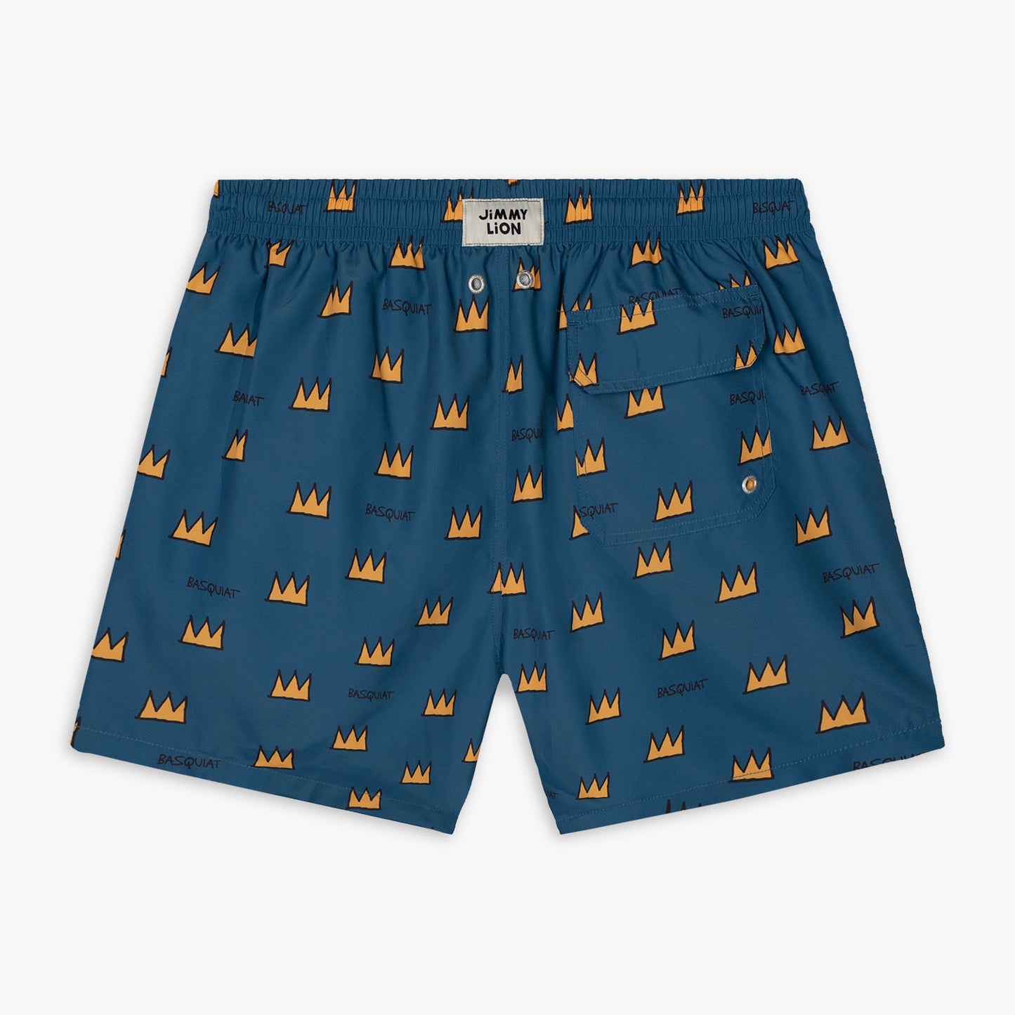 Basquiat Crown Swim Shorts - Dark Blue (1)