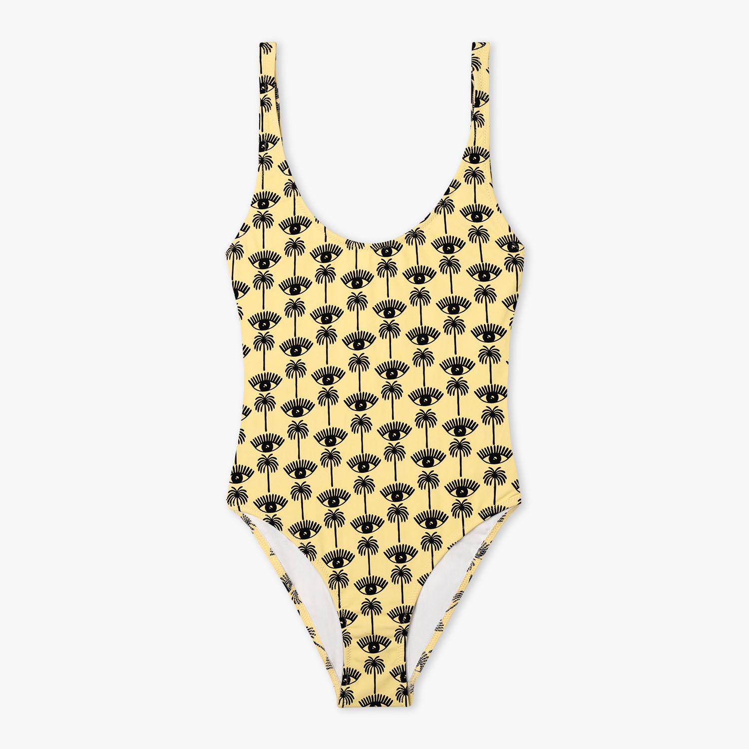 Eyes Swimsuit  - Yellow