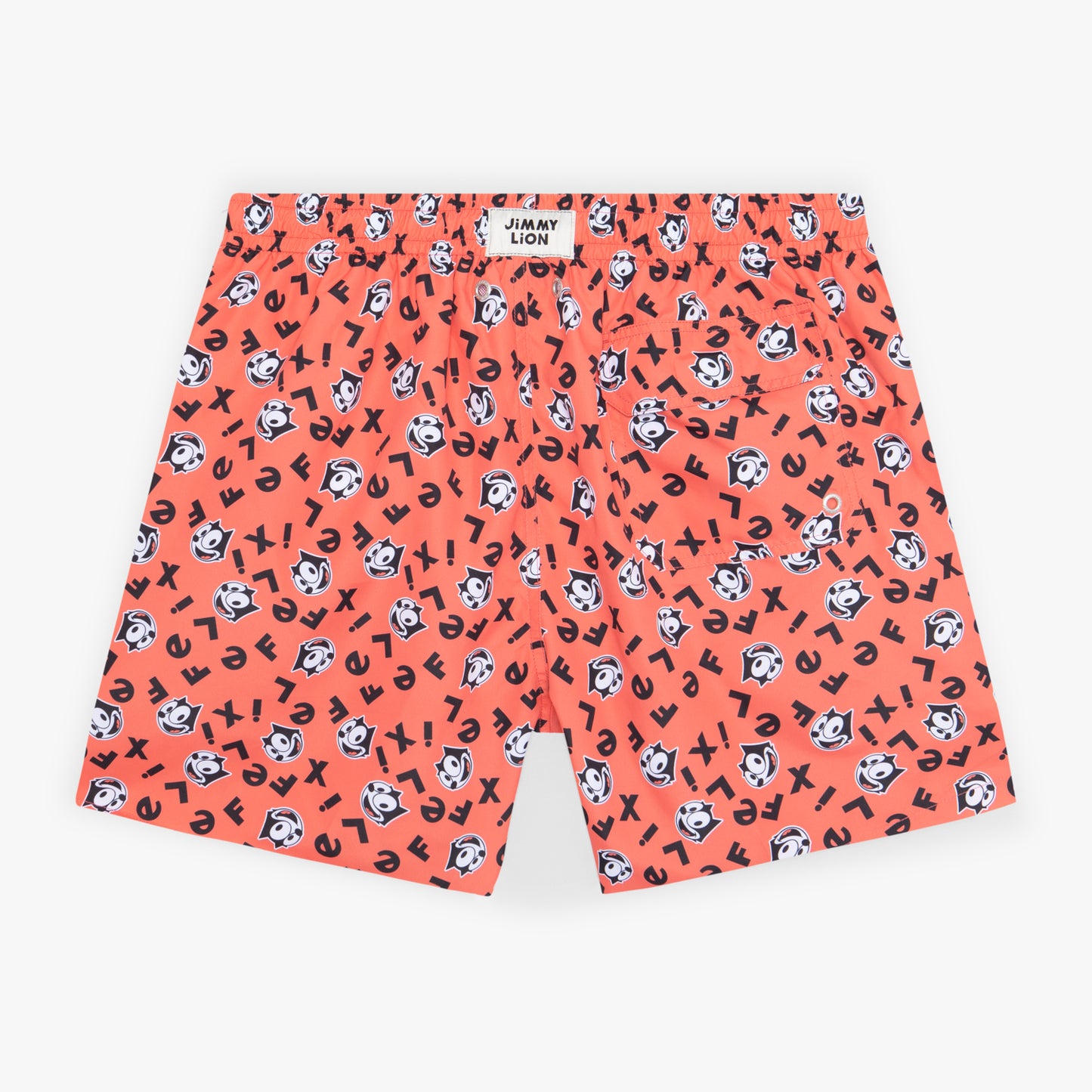 Felix the Cat Swim Shorts - Coral (1)