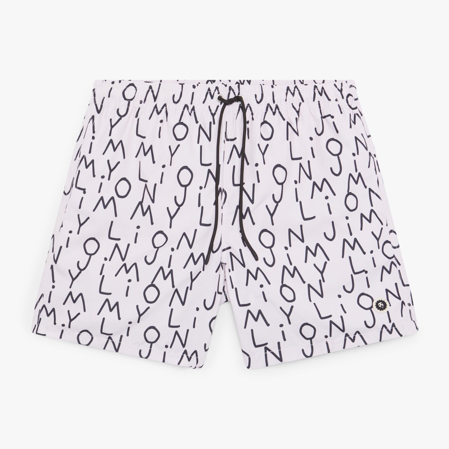 Jimmy Lion Swim Shorts - Light Pink